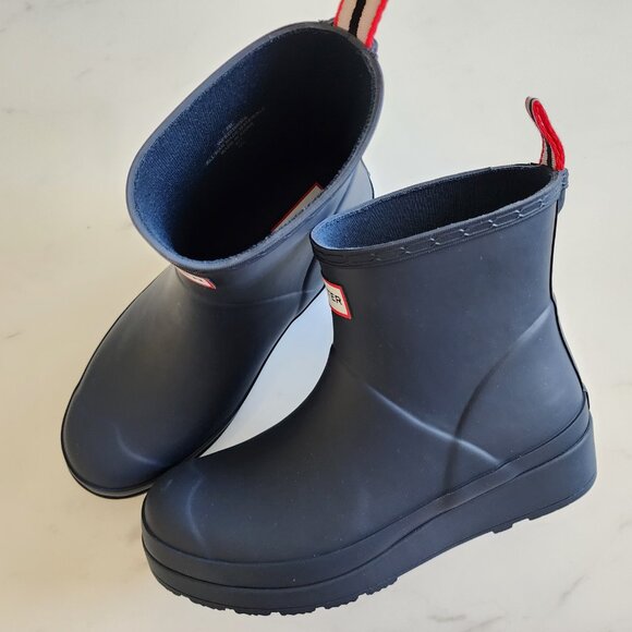 Hunter Women’s Play Short Rain Boots – Valtameri Blue 🌧️💙 - Picture 7 of 11